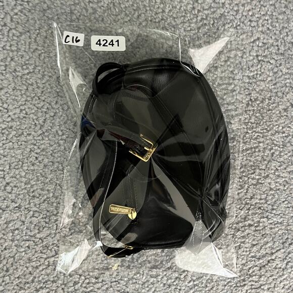 Hexagona Paris Handbag  Purse Black Oval Shape Old Money Classic - Picture 8 of 9